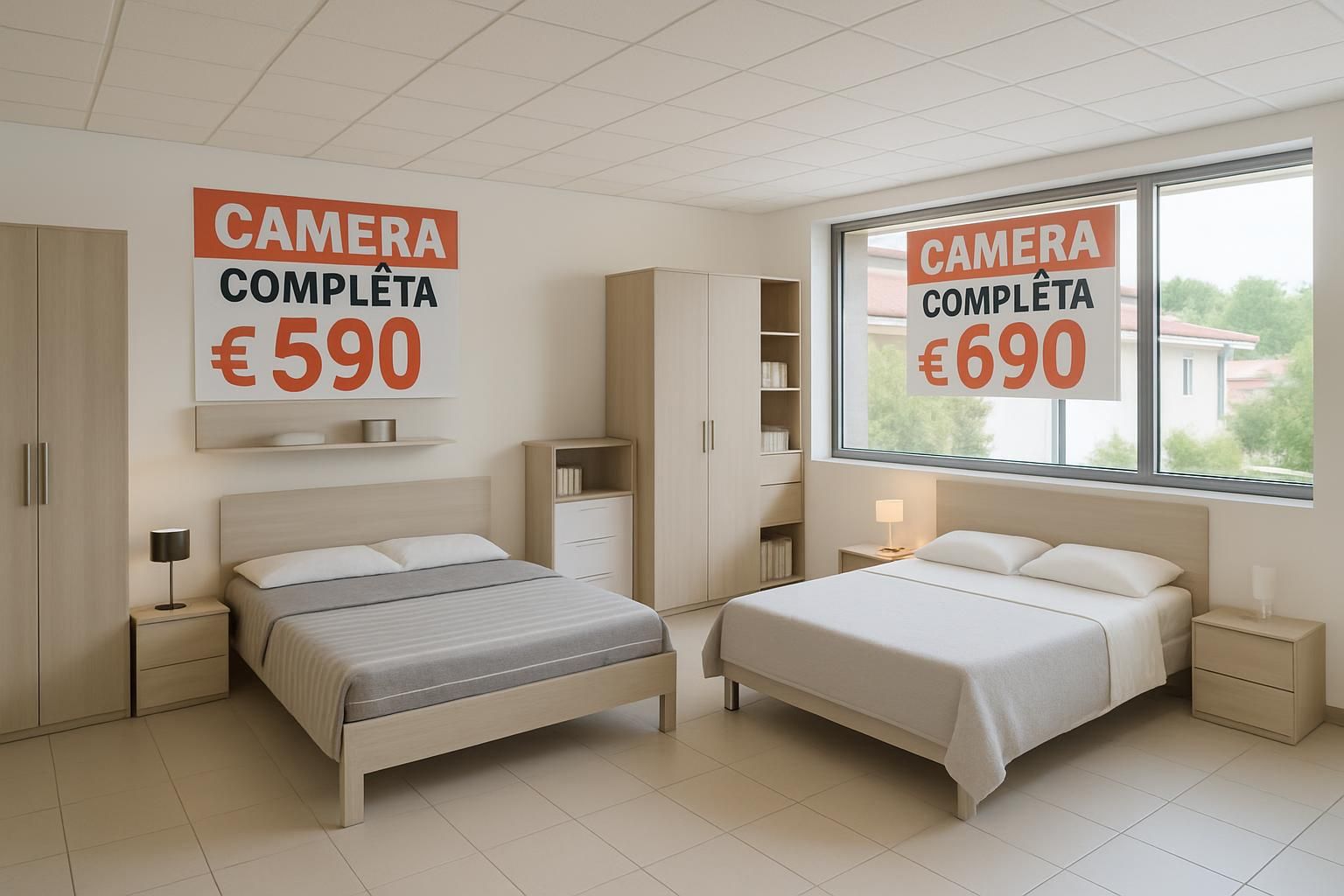 scopri le migliori camere complete economiche per arredare la tua zona notte con stile e funzionalità, senza superare il budget. idee convenienti e di qualità per mobili essenziali.